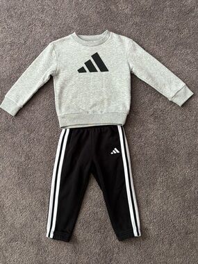 Adidas Toddler Boys Sweatshirt & Joggers Set